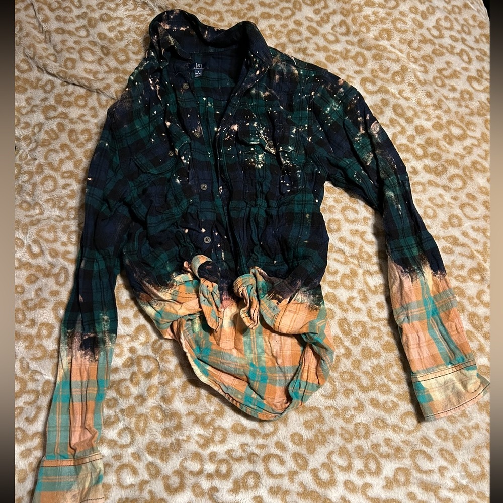 Button Down Bleached Flannel